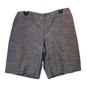 AB Studio Gray Flat-Front Women's size 12 Dress Shorts